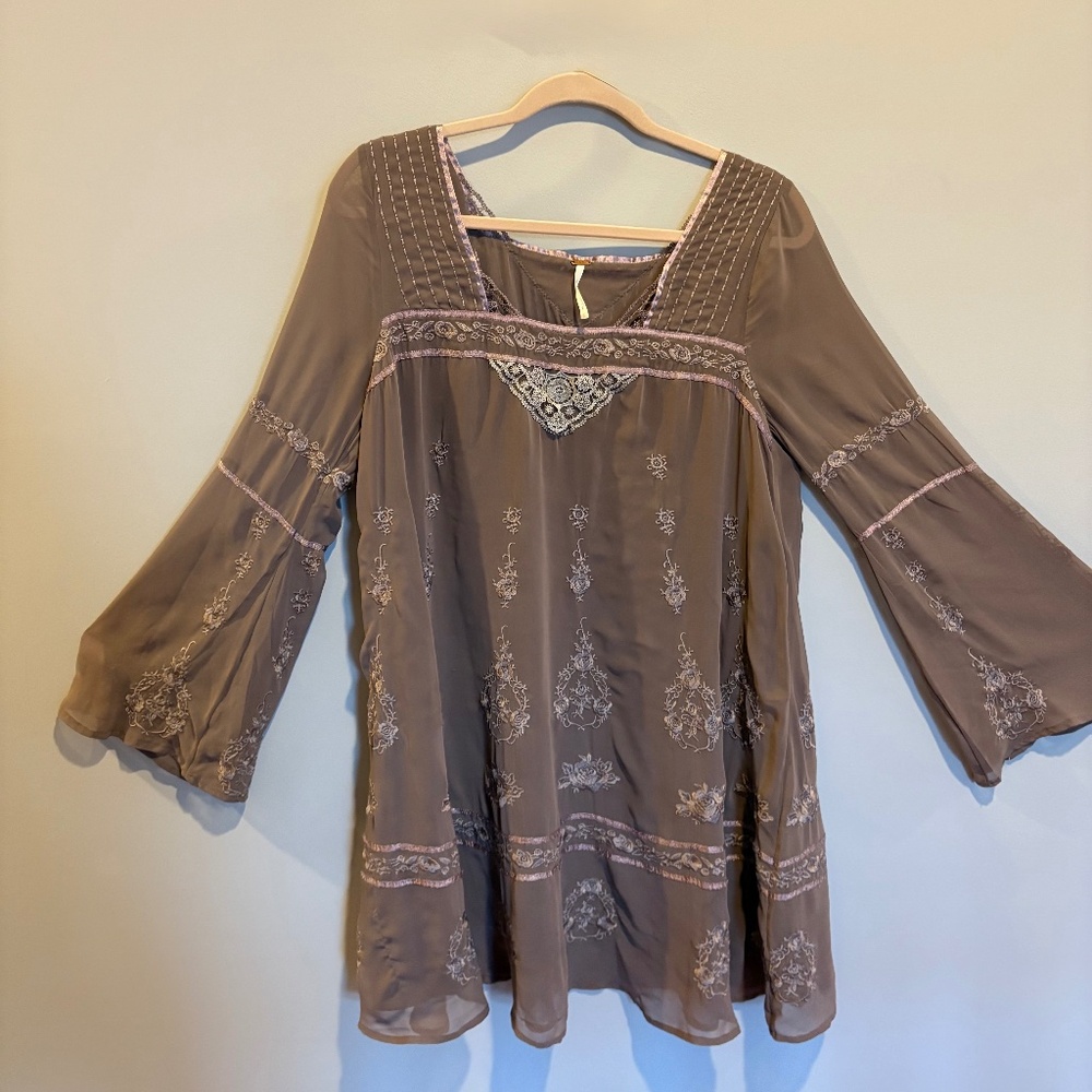 Vintage Free People Very Feminine Tunic Dress sz. Medium
